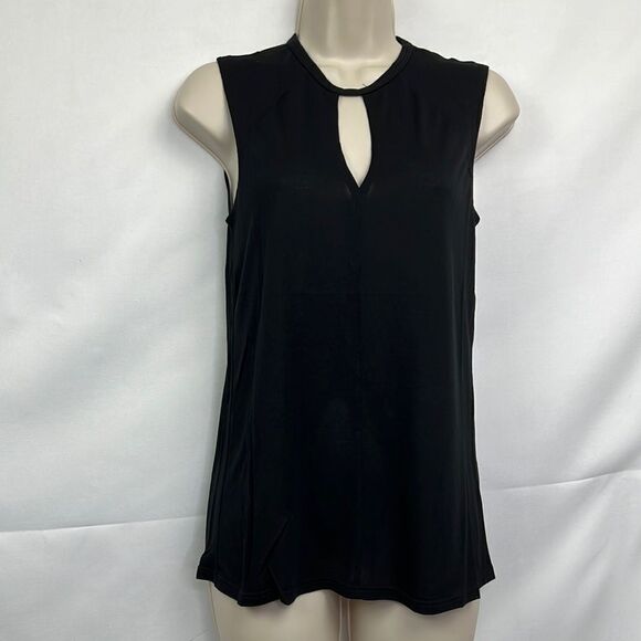 Lanston REVOLVE active keyhole front tank Black NWT size small - Picture 1 of 11